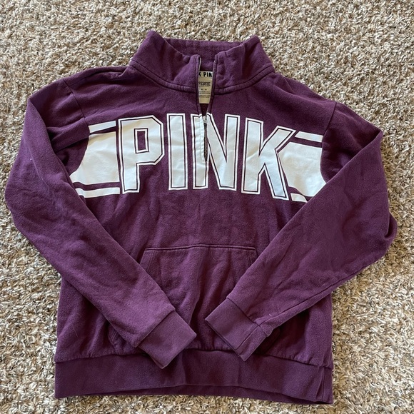 PINK Victoria's Secret Tops - Pink Victoria’s Secret quarter zip